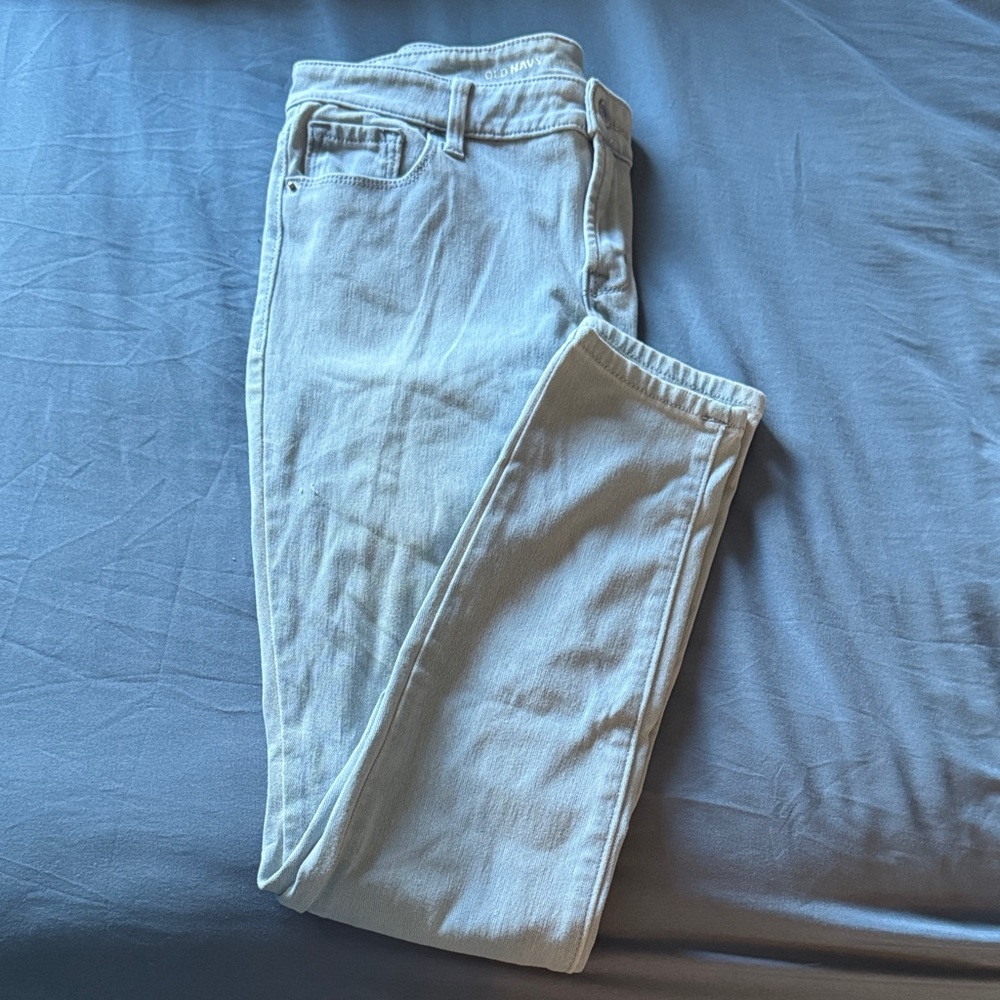 Old Navy Rockstar 24/7 Light Blue Skinny Jeans